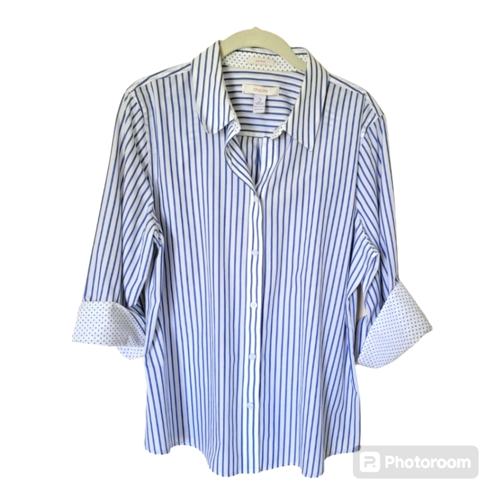 Button Up Chicos Top